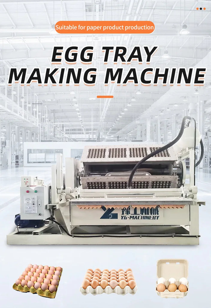 Cost-Effective Automatic Egg Tray Making Machine – Paper Pulp Recycling System for Small and Medium Business