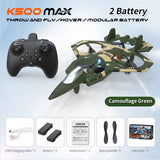K500 MAX 2.4G Remote Control Fighter Jet Drone with Screen & 360° Rolls thumbnail 49