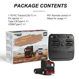 Turbo Racing C50-T 1:76 Remote Control Truck with Lights and Horn – RTR Version thumbnail 24