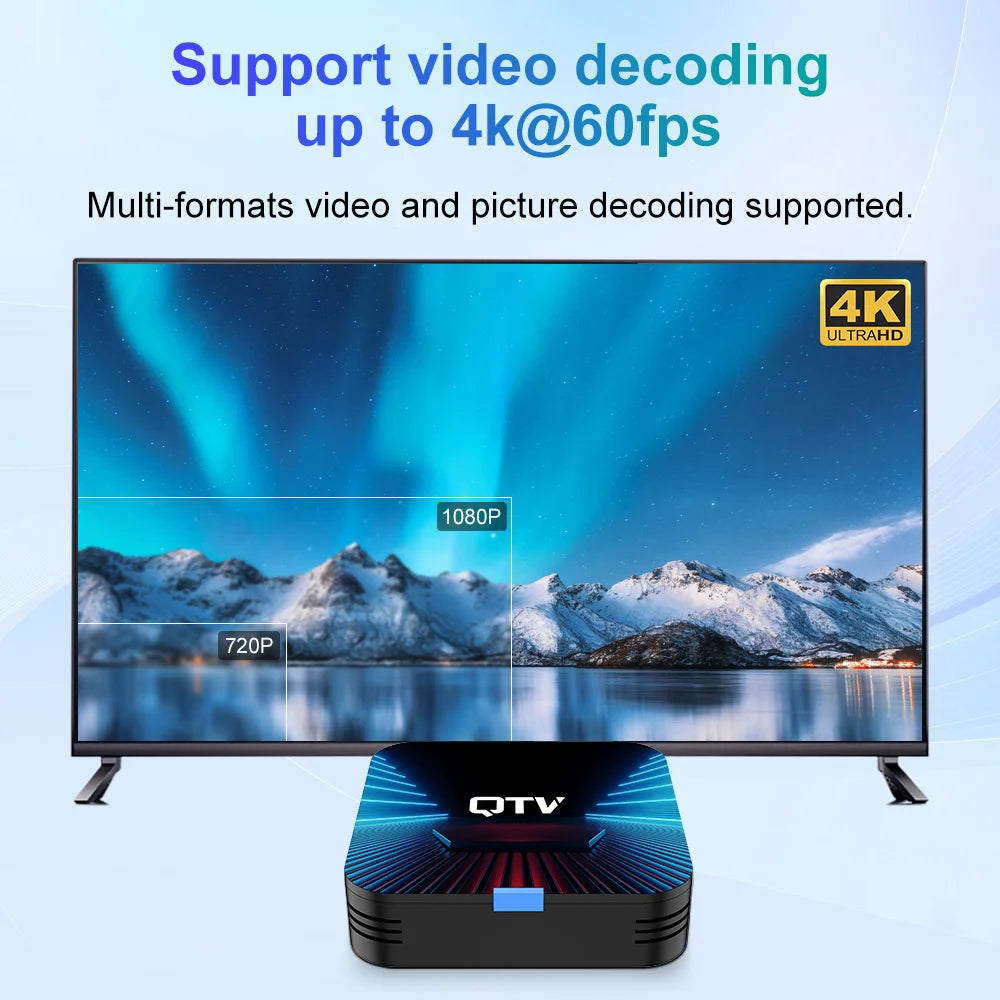 VONTAR QTV Q1 Android 10 TV Box Allwinner H313 2GB/16GB 4K Media Player Set Top Box