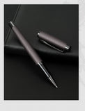 BAOKE T18/T19/T20 Black & Grey Fountain Pen Gift Set with Ink Bottle and 6 Cartridges – Stainless Steel Nib Metal Office Pen thumbnail 22
