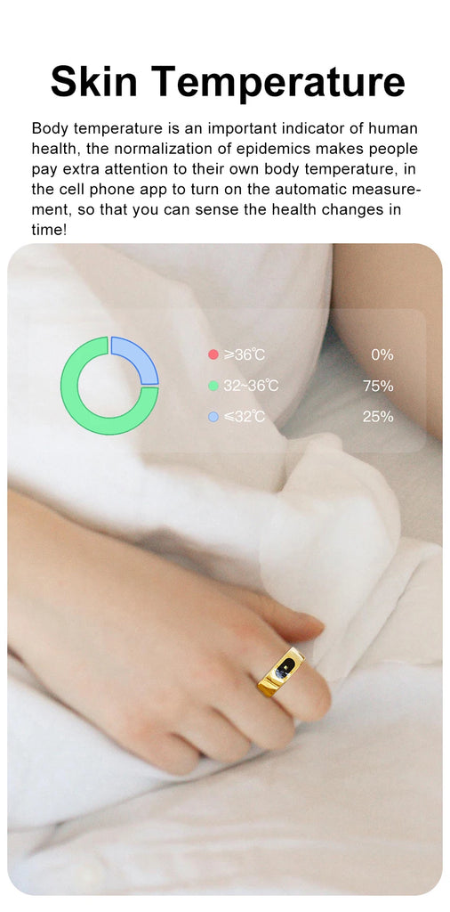 R08 Smart Ring – Touch Control | Health Monitoring | Waterproof Performance