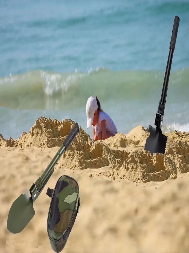 Foldable Portable Truck-Mounted Engineer Shovel – Multi-Purpose Survival & Camping Tool