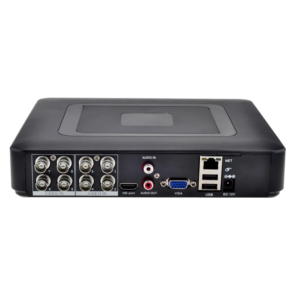 AZISHN 8 Channel 5MP AHD DVR CCTV Security Camera System Kit Indoor Outdoor Waterproof Dome Cameras
