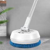 Electric Mop 180° Rotatable Round Broom – Adjustable Super Absorbent Floor & Window Cleaner for Hardwood, Tile & Bathroom thumbnail 1