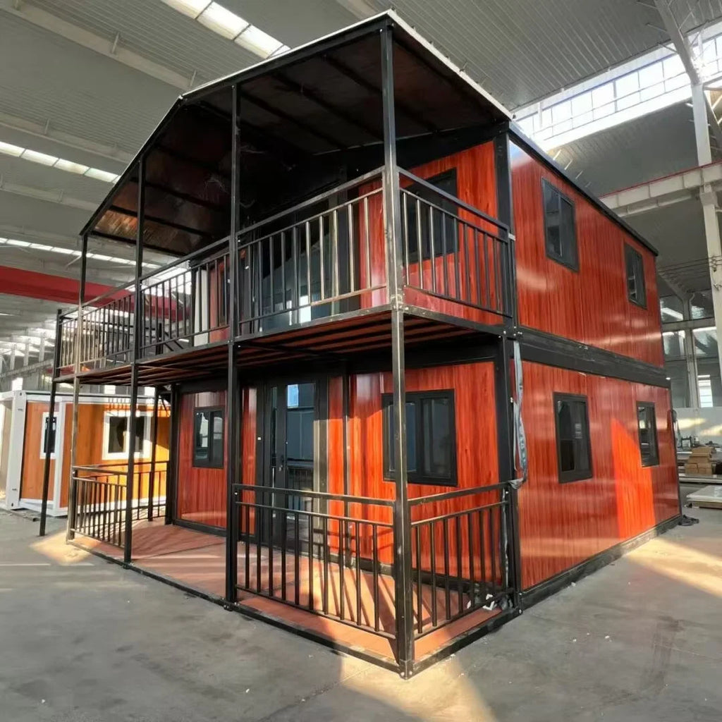 Two-Storey Expandable Container House 20ft / 40ft Modular Shipping Home – 2 to 4 Bedrooms Custom Movable Building