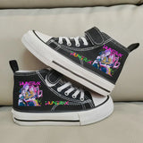 Children's High-Top Canvas Kpop Demon Hunter Sneakers – Breathable Kids Sports Shoes thumbnail 17