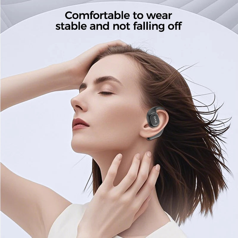 HTC NE11 Bluetooth 6.0 OWS Wireless Headphones – Smart Translation Earphones with Touch Screen & Long Battery Life