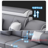 Linlamlim Modern Sectional Sofa Set with Chaise Lounge, Bluetooth Speakers & USB Charging Ports thumbnail 18