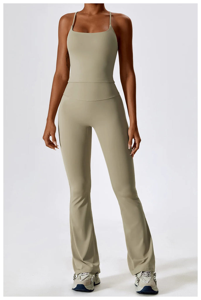 Seamless 2-Piece Women’s Yoga Set – Fitness Leggings & Sports Bra Workout Suit