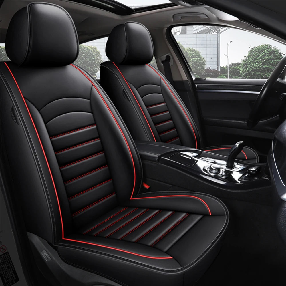 Leather Universal Car Seat Cover for BMW X1 X3 X4 X5 X6 F10 F20 320 520 525 E36 E46 Waterproof Interior Seat Protector
