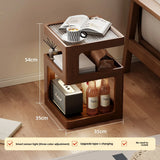 Solid Wood Bedside Table with Storage – Modern Minimalist Bedroom Side Table thumbnail 43