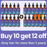 White to Black Gray Hair Serum – Natural Color Repair & Nourishing Essence for Men and Women thumbnail 14