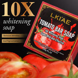omato Whitening Handmade Natural Soap Bar 200g – Face & Body Brightening, Oil Control, Paraben Free thumbnail 2