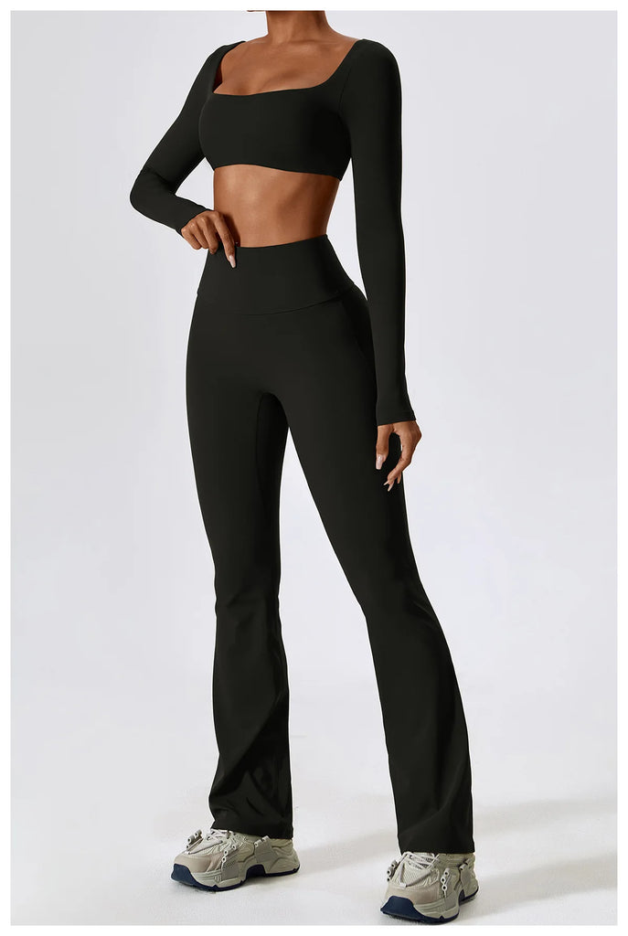 Seamless 2-Piece Women’s Yoga Set – Fitness Leggings & Sports Bra Workout Suit