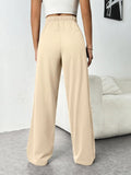 Autumn & Winter Women’s Elastic Waist Wide Leg Casual Pants thumbnail 44