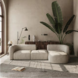 European Minimalist Luxury Living Room Sofa - Comfortable L-Shaped Velvet Sectional for Small Apartments thumbnail 5