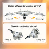 RC Foam Aircraft SU-35 Fighter Plane 2.4G Remote Control Glider for Kids and Adults thumbnail 35