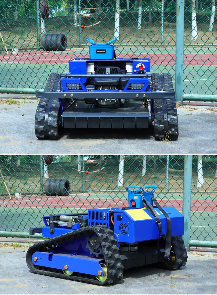 Customised Remote-Controlled All-Terrain Lawn Mower Robot – Self-Propelled Zero-Turn Petrol Mower