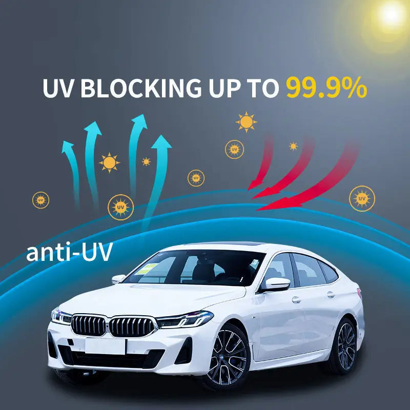 50cm x 3m / 10m Car Window Tint Film Privacy Vinyl Sunshade UV Protection Solar Glass Cover