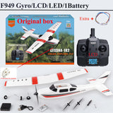 WLtoys F949 LCD RC Airplane Cessna 182 3D/6G 3CH Fixed Wing with Gyroscope Night Flight Ready thumbnail 40