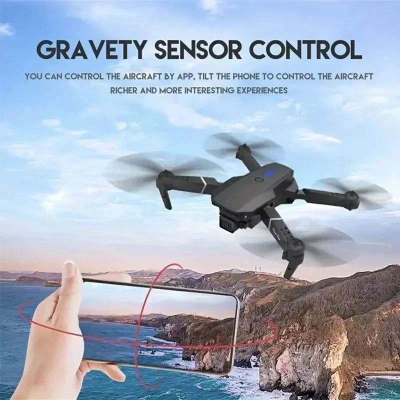 Professional E88 Pro 4K HD Camera Drone WiFi FPV Foldable RC Quadcopter Helicopter for Kids and Adults
