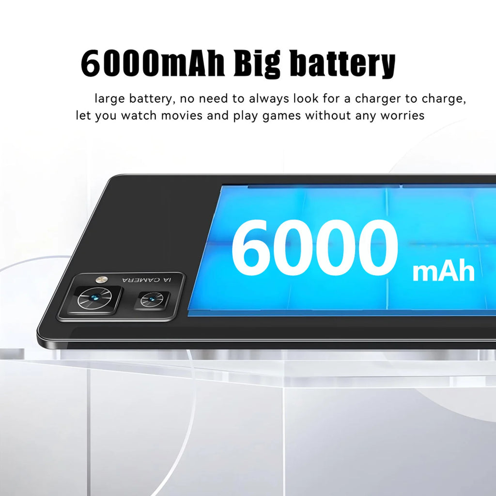 BDF H39 10.1 Inch 5G Android 13 Tablet – Octa Core, 6GB RAM, 128GB ROM, 4G Dual SIM, Dual WiFi, 6000mAh Battery