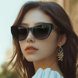 ZENOTTIC Butterfly Polarized Prescription Sunglasses Handmade Acetate Square Optical Shades for Women – Custom Myopia, Hyperopia & Astigmatism Lenses thumbnail 2