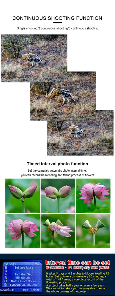 H888 WIFI Wildlife Trail Camera 32MP 4K Hunting Night Vision IP66 Waterproof Photo Trap