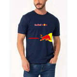 Red Bull Motorcycle Logo Print T-Shirt – Men’s Off-Road Racing Short Sleeve Tee thumbnail 4