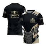 Red Bull Motorcycle Logo Print T-Shirt – Men’s Off-Road Racing Short Sleeve Tee thumbnail 1