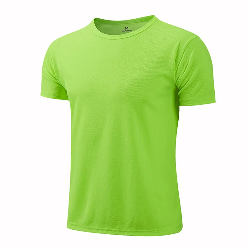 Quick Dry Short Sleeve Sports T-Shirt for Men and Women – Breathable Fitness & Running Tee
