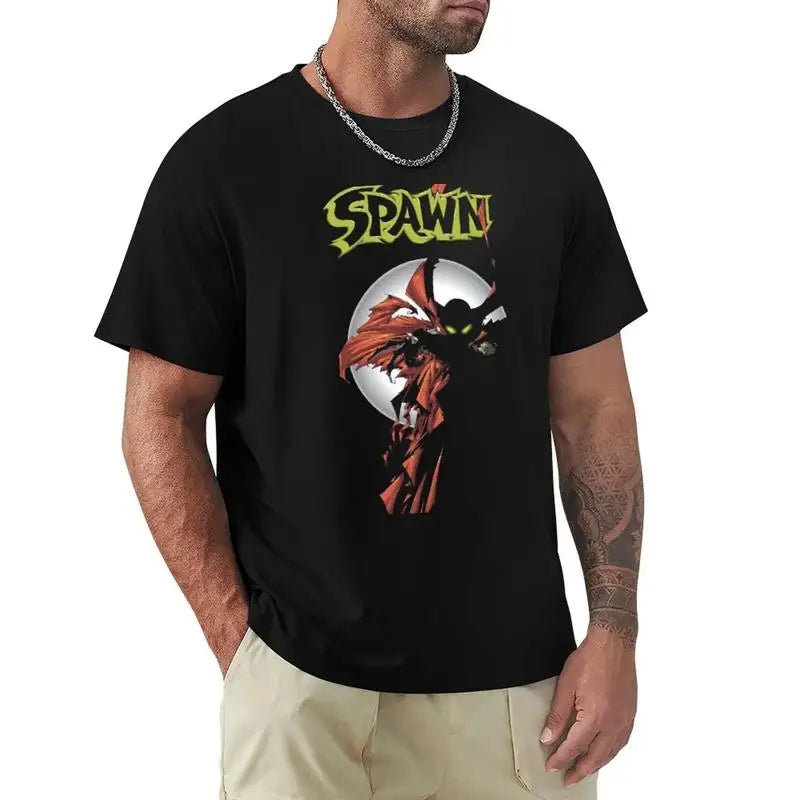 Spawn Essential Gift T Shirt Kawaii Clothes Plain Mens Cotton