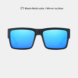 KDEAM Classic Square Polarized Sports Sunglasses UV400 Windproof Outdoor Fishing Driving Shades for Men KD093 thumbnail 18