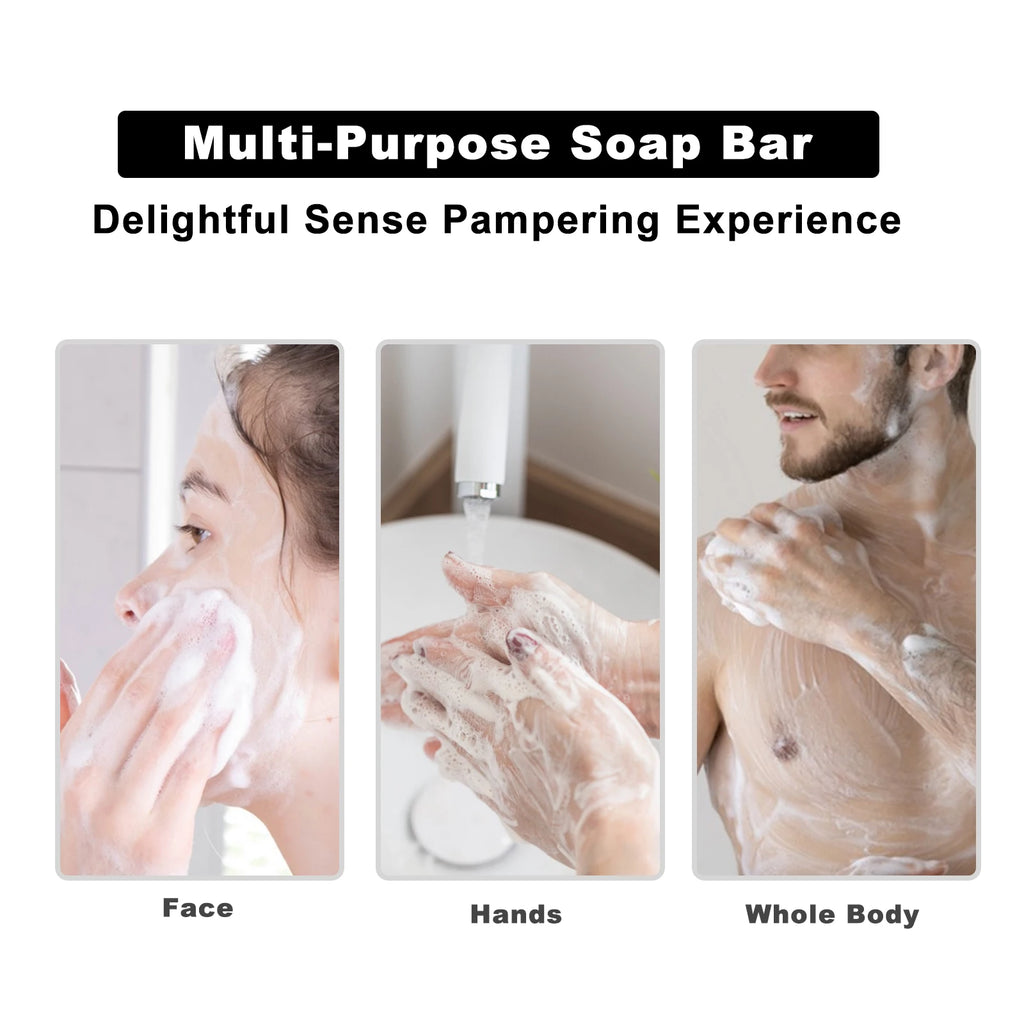 MAYJAM Handmade Essential Oil Soap Gift Set – 3 Pack Natural Cold Process Soaps