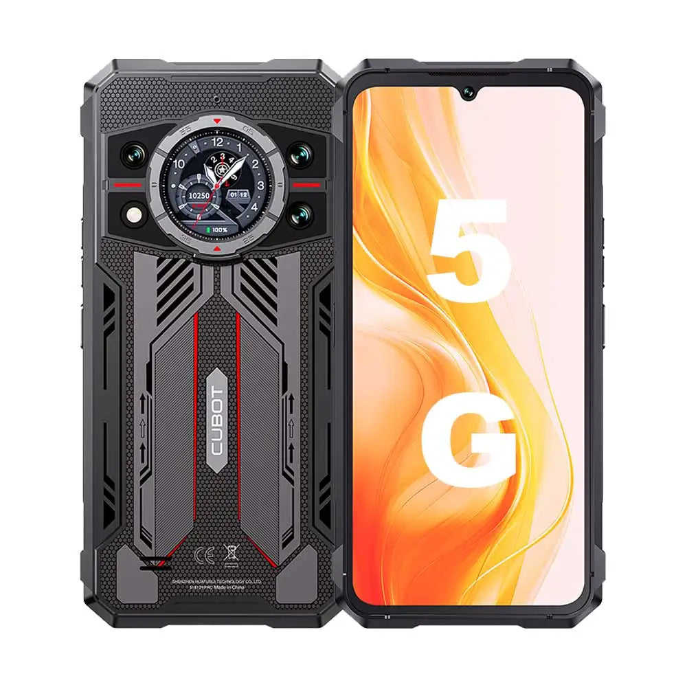 Cubot KingKong 11 Rugged 5G Smartphone, 10200mAh Battery, Dimensity 7025, 32GB RAM, 256GB ROM, 108MP Triple Camera, 6.72" FHD+ 120Hz Display, Android 15