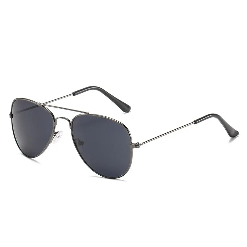 Kids Polarized Pilot Sunglasses UV400 Outdoor Sports Cycling Metal Frame Glasses for Boys and Girls
