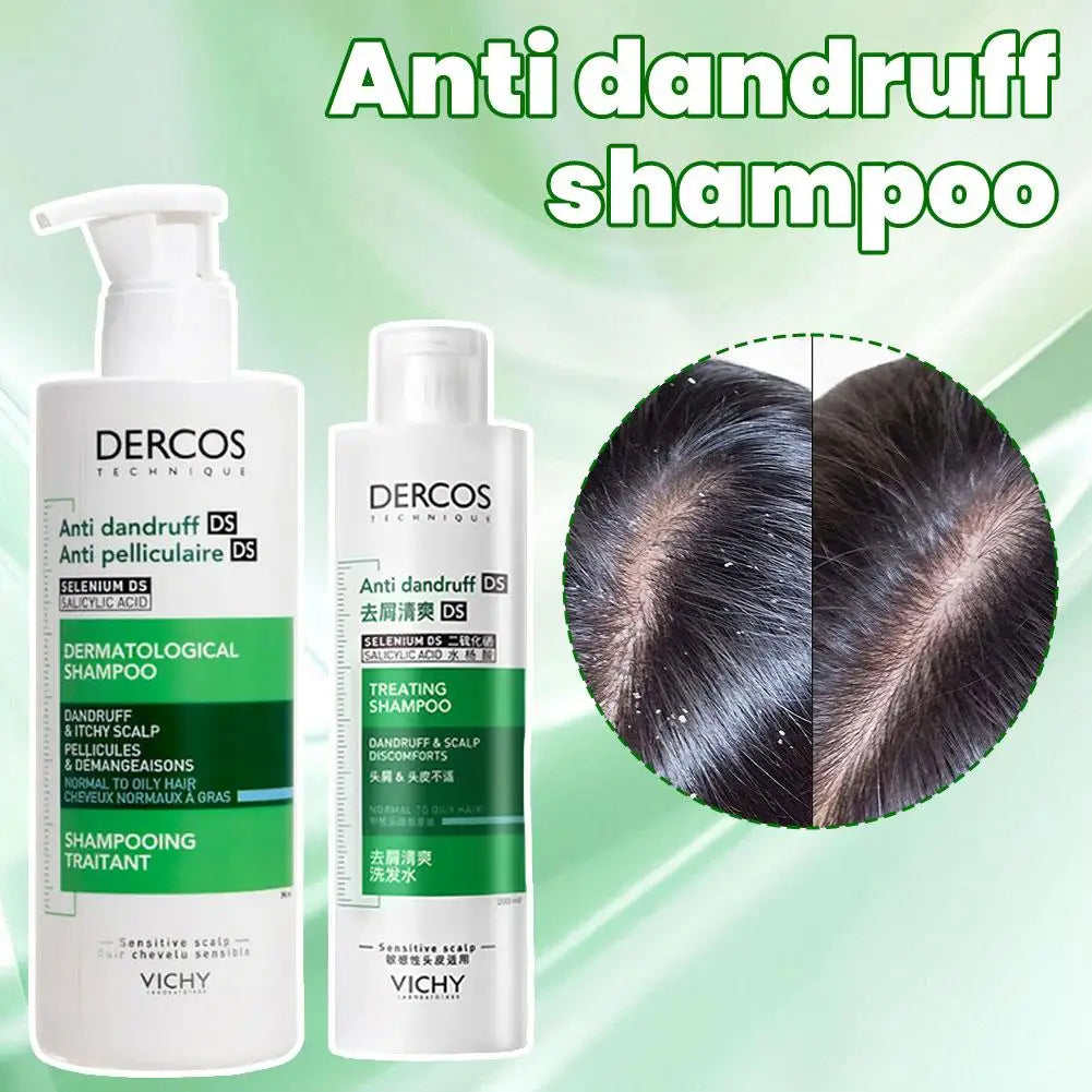 Vichy Anti-Dandruff & Anti-Itch Shampoo – Nourishing, Refreshing, and Soothing for Damaged Hair & Scalp