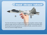 RC Foam Aircraft SU-35 Fighter Plane 2.4G Remote Control Glider for Kids and Adults thumbnail 39