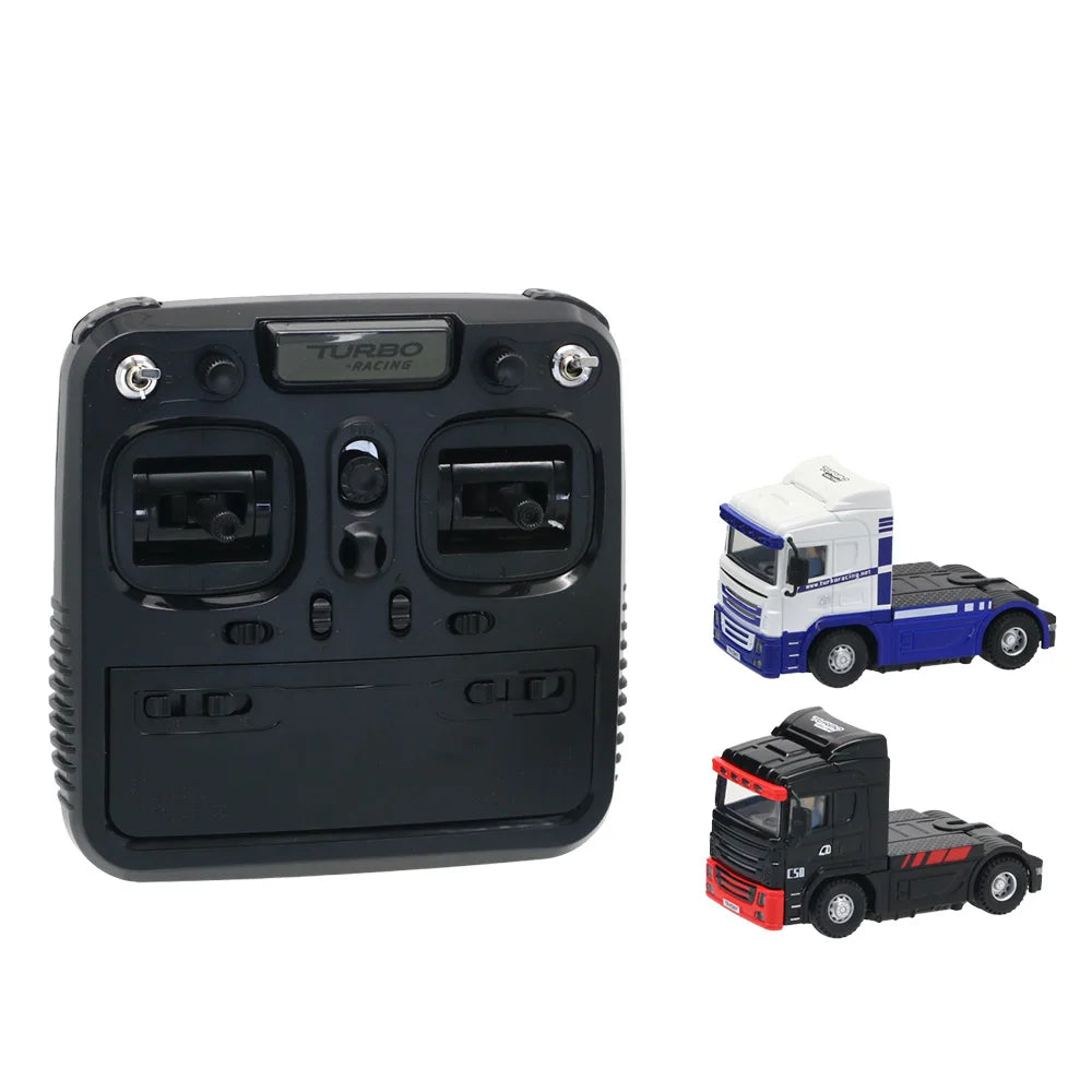 Turbo Racing C50-T 1:76 Remote Control Truck with Lights and Horn – RTR Version