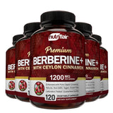 Premium Berberine HCL 1200mg with Ceylon Cinnamon – Blood Sugar Support & Heart Health – 120 Capsules thumbnail 15