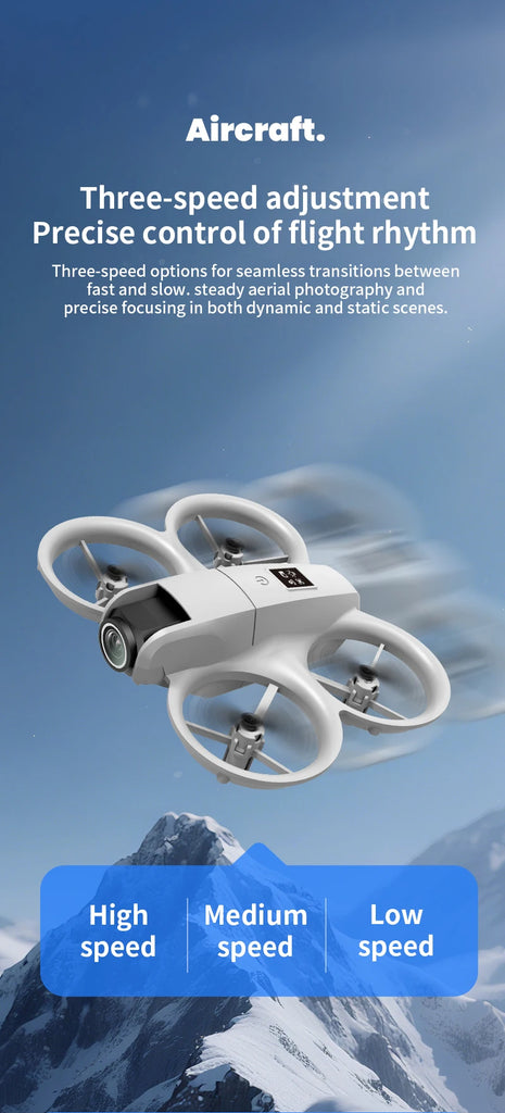 H135 Mini Drone WiFi FPV with 4K Camera, Foldable Quadcopter with Colorful Lights – RC Toys & Gifts