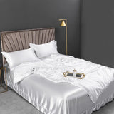 100% Pure Silk Bedding Set – Luxury Duvet Cover, Bed Sheet & Pillowcases thumbnail 41