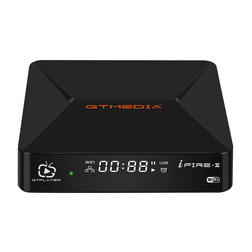 GTMEDIA iFire2 1080P FHD TV Box with M3U Decoder, H.265 HEVC 10bit, Built-in 2.4G WiFi & Ethernet, Android Media Player