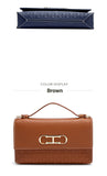 CH Letter Print Crossbody Bag – Elegant Compact Women’s Satchel Handbag thumbnail 16