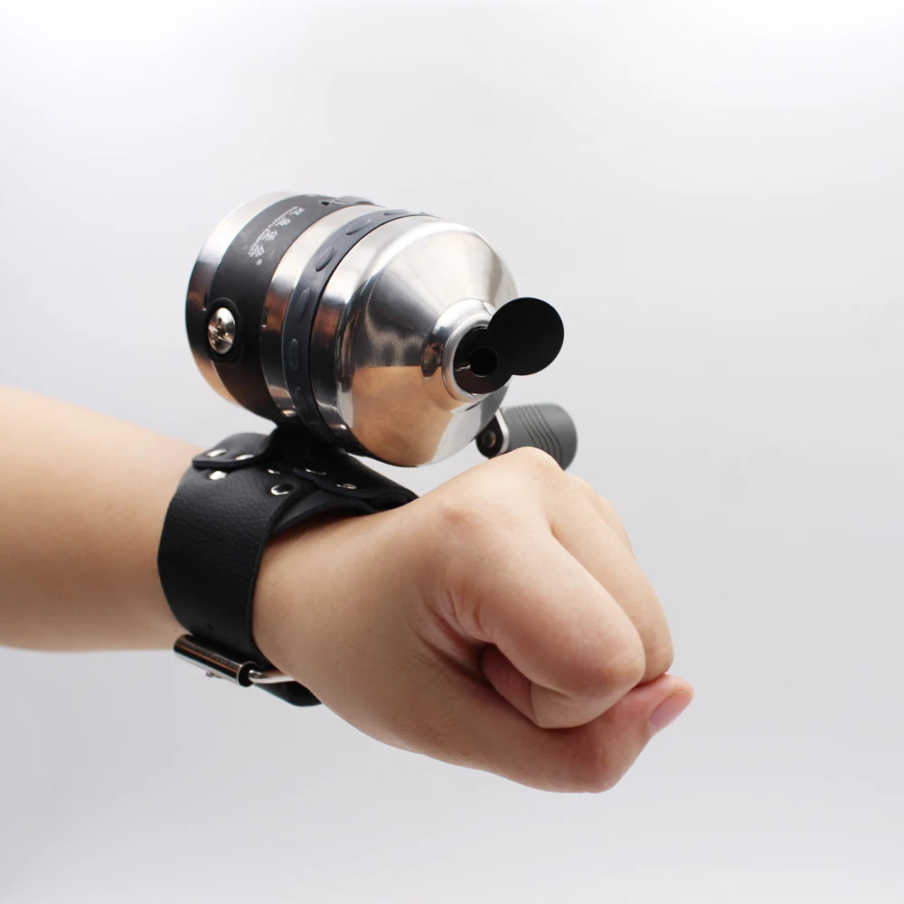 Fishing Wheel Bait Deep Sea BL25 – Fish Dart Wheel with Wire Metal Slingshot & Interchangeable Closed Wheel