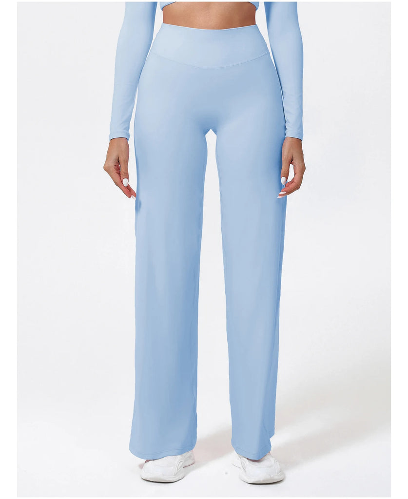 Hearuisavy Women Straight-Leg Sports Pants Yoga & Fitness Leggings