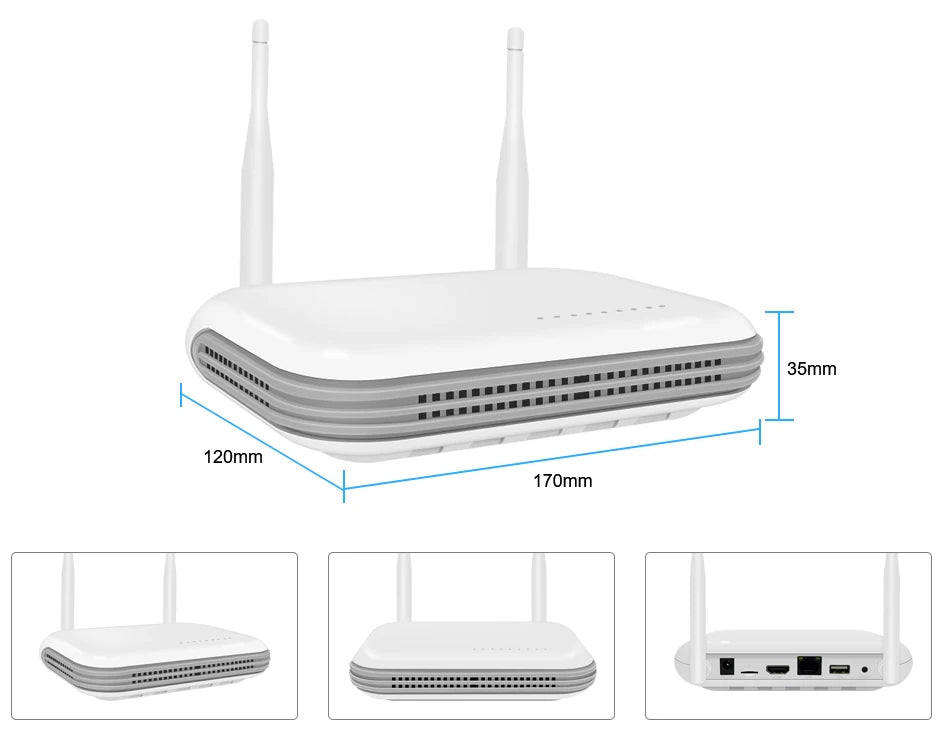 Smar 6MP Dual-Lens Wireless CCTV System 8CH NVR Kit with Audio & Night Vision