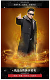 Men’s Detachable Fur One-Piece Winter Coat – Thick Faux Mink Fur Lined thumbnail 8