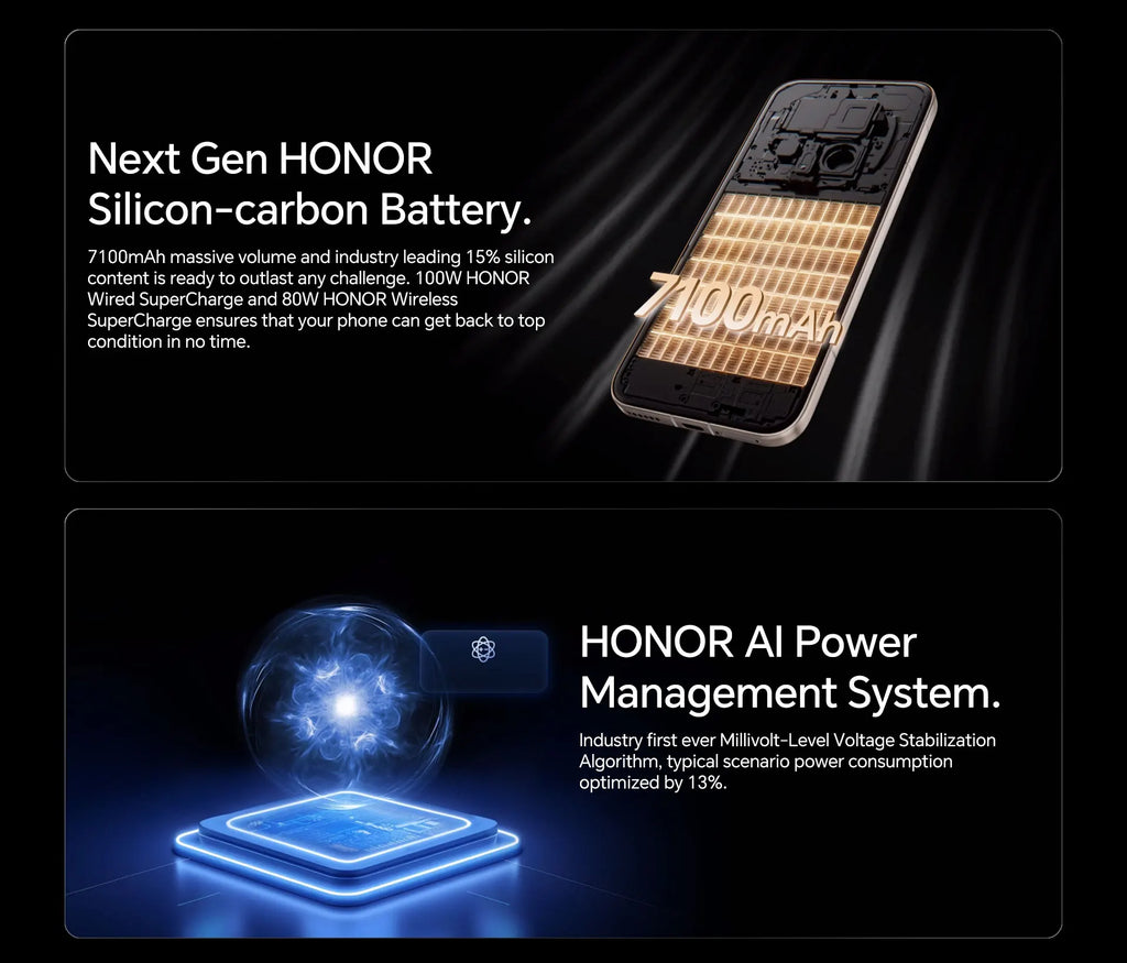 Global Version HONOR Magic8 Pro 6.71'' 120Hz OLED, Snapdragon 8 Elite Gen 5, 7100mAh Battery, 100W SuperCharge Smartphone